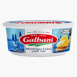 manteiga galbani pote 200g com sal