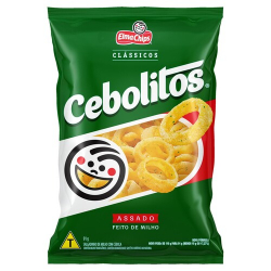 salgadinho elma chips cebolitos 91g