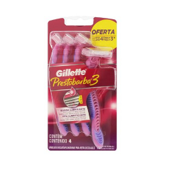 apar.barb.prestobarba 3 lv4pg3 fem. depilar