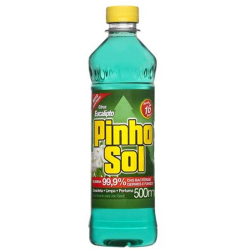 desinfetante liquido pinho sol limpeza pesada eucalipto 500ml