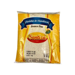 farinha de mandioca fina santiza - 500g