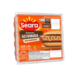 salsicha seara 500g defumada