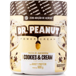 pasta amendoim dr peanut 600g cookies & cream