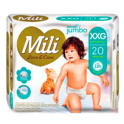 fralda love e care c/18 xxxg grandinhos jumbo