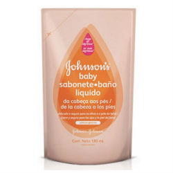 sabonete johnsons liquido baby cabeca aos pes 180ml
