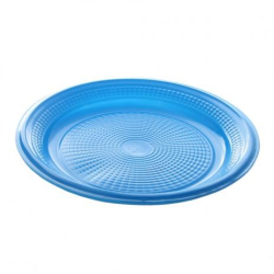 prato de plastico azul 15cm 10 unidades