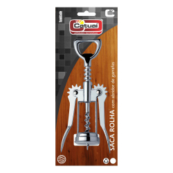 saca rolha catuai c/ abridor de garrafas reforcado