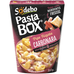 pasta box sodebo 310g carbonara