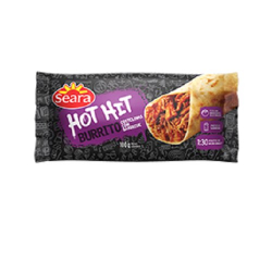 wrap costelinha com barbecue seara hot hit pacote 100g