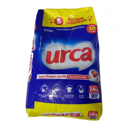 detergente em po urca 2,4kg sache
