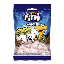 chiclete fini ovo dinossauro 100gr