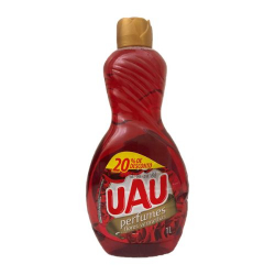 limpeza uau perfumado leve 1l pague 800ml flores vermelhas/seducao