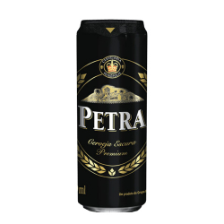 cerveja petra premium escura lata 350ml
