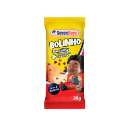 bolinho seven boys recheado 35g baunilha com gotas de chocolate