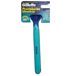 aparelho prestobarba gillette ultragrip com 2unid. cabeca movel