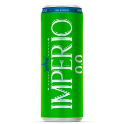 cerveja imperio lt 350ml puro malte zero alcool