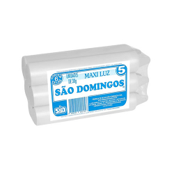 vela sao domingos maxi luz n.3 c/6