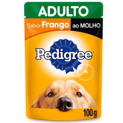 racao para caes pedigree vital pro adulto frango ao molho 100g