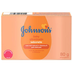 sabonete johnsons baby glicerinado mel e vitamina e 80gramas