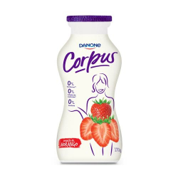 iogurte corpus morango liquido sem lactose 170g
