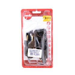 extensao tripla nedo fio paralelo 3m ref.422 un