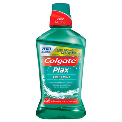 anti-septico bucal colgate plax fresh mint 500ml