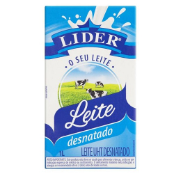 leite lider 1l uht desnatado