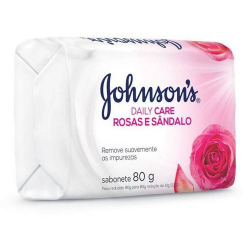 sabonete jonhson rosas e sandalo 80gr