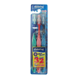escova dental jadefrog onda macia cabeca flexivel leve 3 pague 2