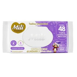 toalhas umed. mili c/48 love care lavanda