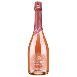 vinho espumante rose aurora 750ml natural moscatel