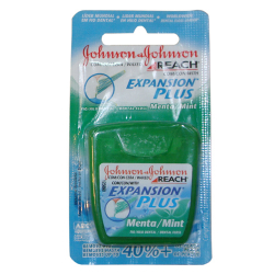 fio dental johnson & johnson reach expansion plus sabor menta 50 m