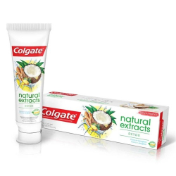 gel dental colgate natural extracts detox 90g coco gengibre