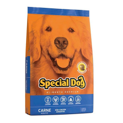 alimento para caes adultos carne special dog premium pacote 3kg