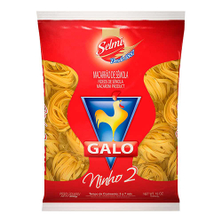 massa ninho semola numero 2 galo 500gr