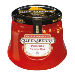 geleia agridoce queensberry pimenta vermelha 320g