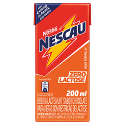 bebida lactea nescau prontinho zero lactose 200ml