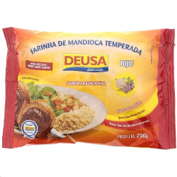 farofa temperada deusa 250g mandioca