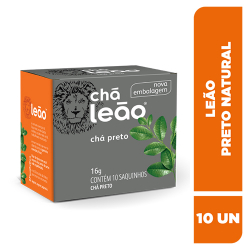 cha leao fuze preto natural 10 unds. de 16g