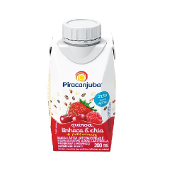 bebida lactea piracanjuba 200ml quinoa, linhaca e chia