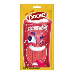 bala regaliz docile canudinho 70g colorido