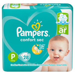 fralda pampers confortsec pctao p 1x28un
