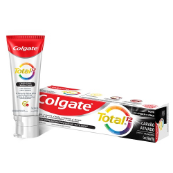 creme dental colgate total 12 90g carvao ativad