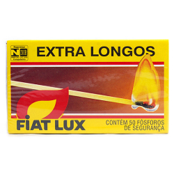 fosforos fiat lux extra longos 50 unids.
