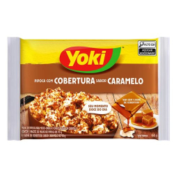 pipoca microondas yoki cobertura caramelo 160g