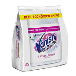 tira manchas vanish oxi action crystal white refil 400gr
