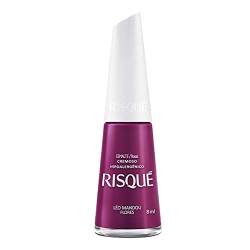 esmalte cremoso risquie leo m andou flores 8ml