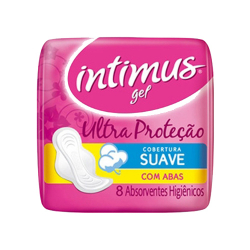 absorvente externo intimus tripla protecao suave c/abas - 8 unidades