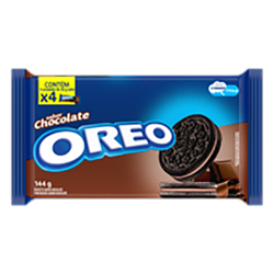 biscoito recheado oreo chocolate multipack 144g