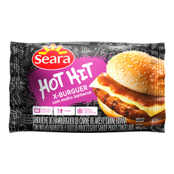 hot hit seara x-burguer com molho barbecue 145g